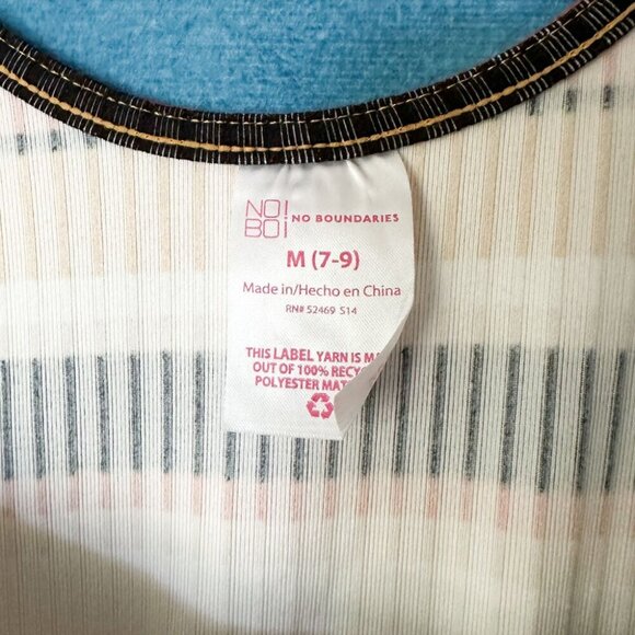 Striped Sleeveless Bodycon Dress, Size M (7-9) - Picture 3 of 4